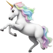 unicorn riding rainbow sticker