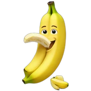 banana eating banana sticker