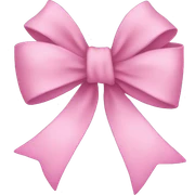 Aesthetic bow sticker