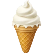 Vanila ice cream sticker