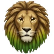 rasta lion sticker
