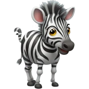 zebra farting sticker