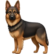 German shepherd  sticker
