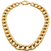 gold chain necklace sticker