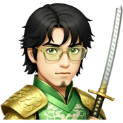 Golden Samurai sticker