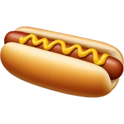 Hot dog sticker