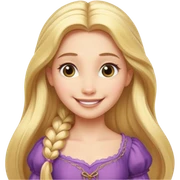 Rapunzel risada sticker
