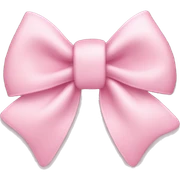 Pastel pink bow and stars sticker