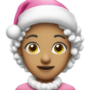 Pink christmas  sticker