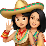 Fiestero with Sombrero sticker