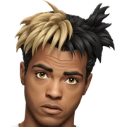 dual hairstyles portrait male sticker