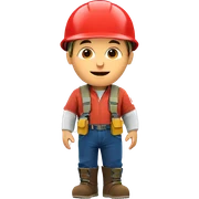 happy boy in helmet sticker