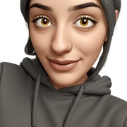 smiling girl in grey hoodie sticker