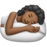 girls sleeping on her arms sticker