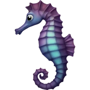 Seahorse sticker