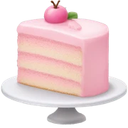 Light pink cake sticker