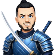 Warrior Samurai sticker