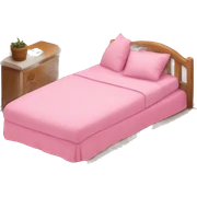 Pink bed sticker
