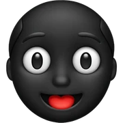 Черные эмоди sticker