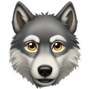 Wolf sticker