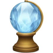 crystal ball lamp sticker