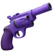 Violet gun  sticker