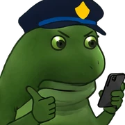 Man looking for a phone but it's in his hand  sticker