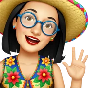 Fiestero with Sombrero sticker