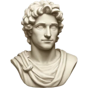 Apollo bust  sticker