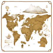 map scroll sticker