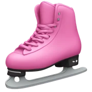 A pink skate sticker