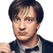 boy in bowtie portrait sticker