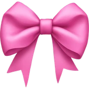 pink bow sticker