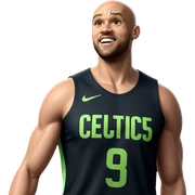bald guy in sportswear sticker