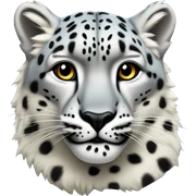 war snow leopard sticker