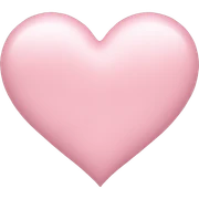 Pastel pink heart  sticker