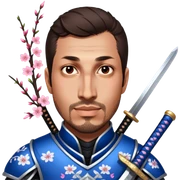 Samurai Warrior sticker
