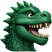 Godzilla emoji sticker