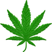 Marijuana Leaf sticker