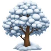 Snow tree  sticker