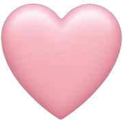 pastel pink heart sticker