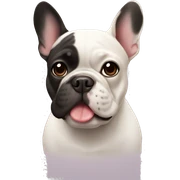 French bulldog  sticker