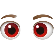 red eyes sticker