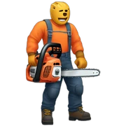 chainsaw sticker