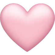 Light pink heart sticker