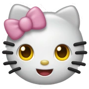 Hello kitty emoji sticker