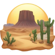 Desert sticker