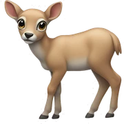 Stone fawn sticker