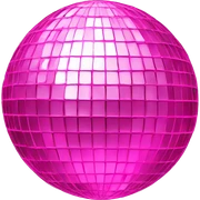 pink disco ball  sticker