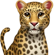 Cherry leopard sticker